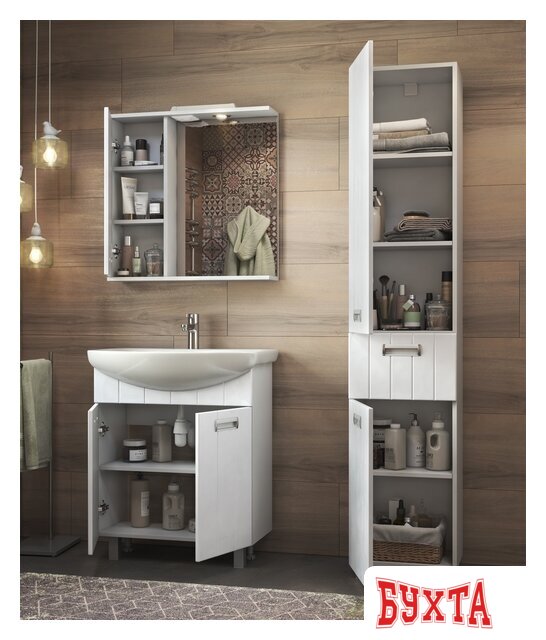 Мебель для ванных комнат Vigo Зеркало Diana 600 лев со спотом 5