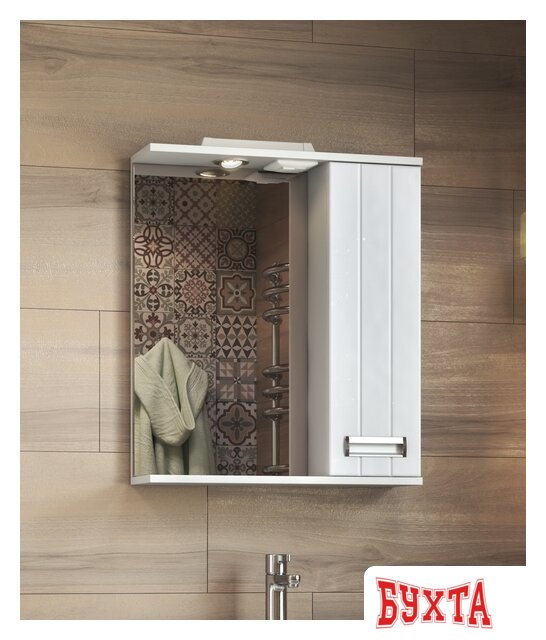 Мебель для ванных комнат Vigo Зеркало Diana 600 прав со спотом 3