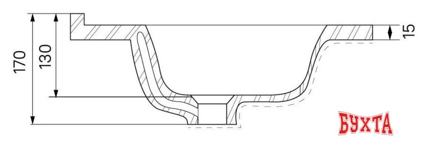 Умывальник IDDIS 0101000i28 4