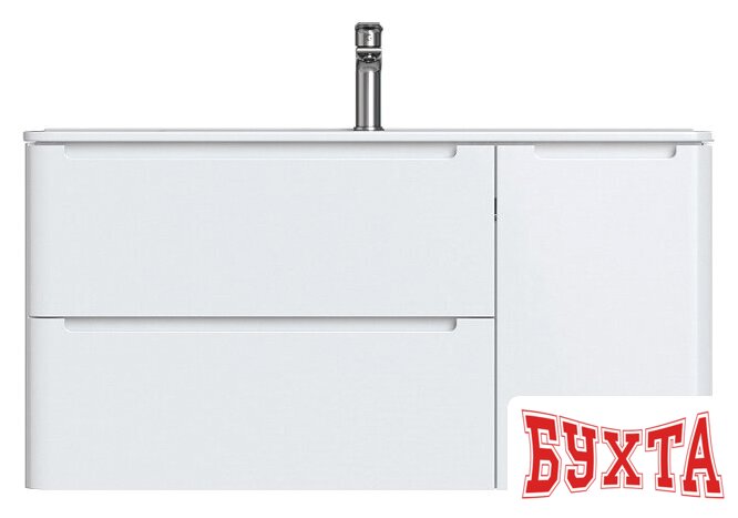 Мебель для ванных комнат IDDIS Тумба с умывальником Edifice 100 EDI10W1i95K (белый) 2