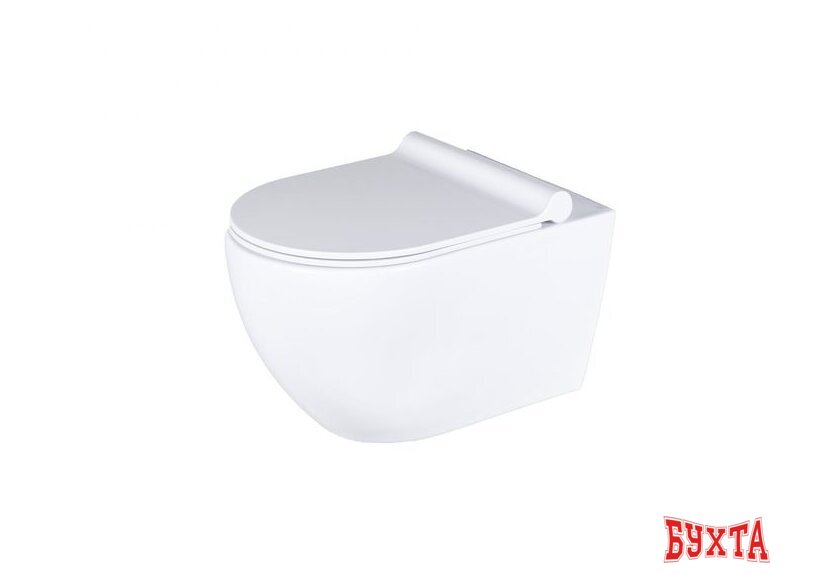 Унитаз подвесной Uptrend Milagro Rimless с сиденьем микролифт