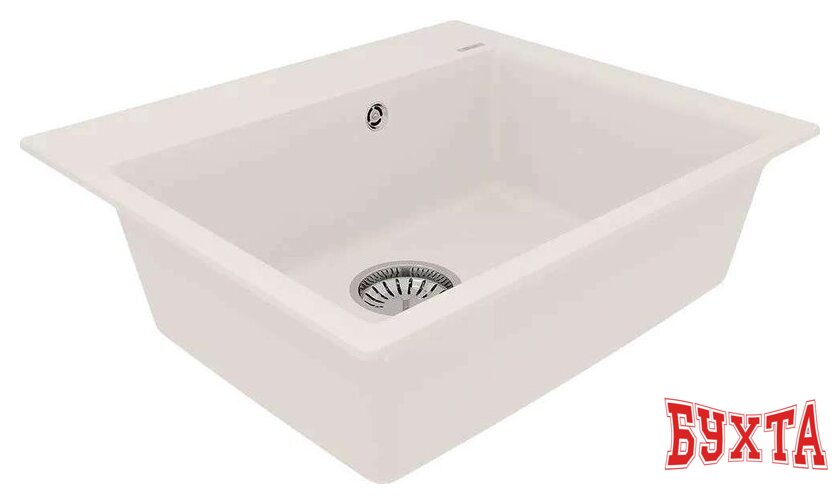 Кухонная мойка Lemark Hanka 9910016 (белый) 2
