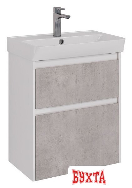 Мебель для ванных комнат Lemark Тумба под умывальник Combi 60 LM03C60T (белый глянец) 2