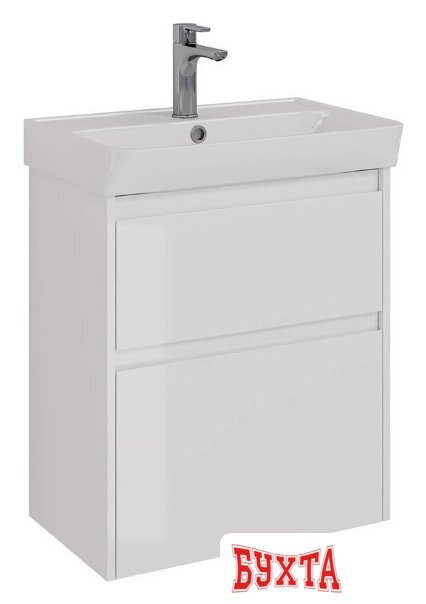 Мебель для ванных комнат Lemark Тумба под умывальник Combi 60 LM03C60T (белый глянец) 3