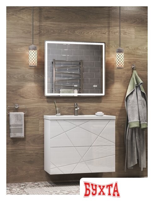 Мебель для ванных комнат Vigo Зеркало Geometry Luxe 800 2