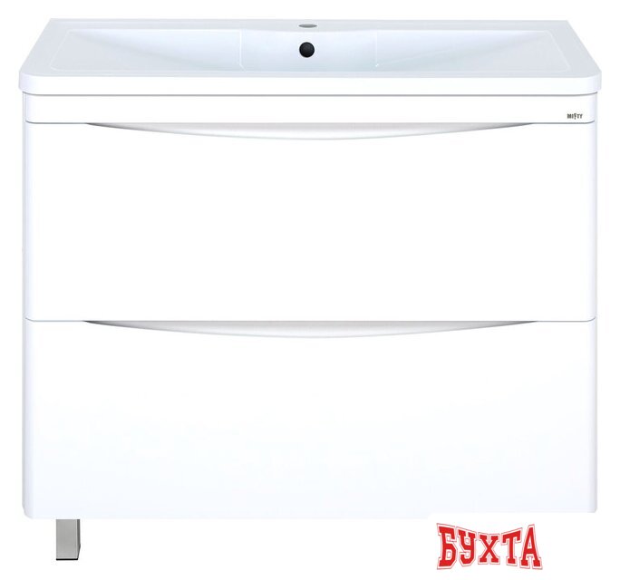 Мебель для ванных комнат Misty Тумба под умывальник Атлантик 100 П-Атл-01100-0112Я