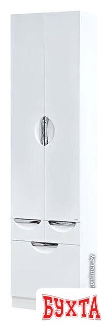 Мебель для ванных комнат Misty Орхидея - 50 Пенал с 2 ящ., белая эмаль - П-Жас05050-0112Я 2