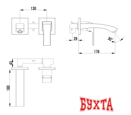 Смеситель Lemark Unit [LM4526C] 2