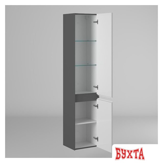 Мебель для ванных комнат Briz Пенал подвесной Бари 35 правый 2