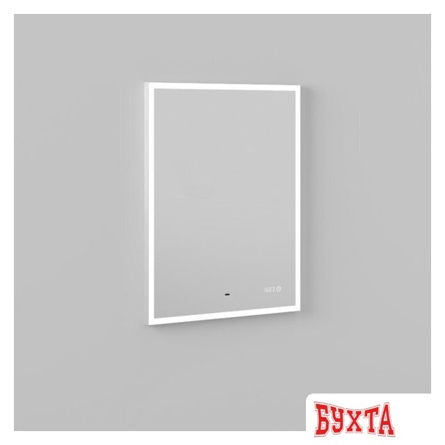 Мебель для ванных комнат Briz Зеркало Элен классик 50*80 с подсветкой и часами 1