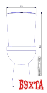 Унитаз напольный Rosa Комфорт Люкс микролифт 4