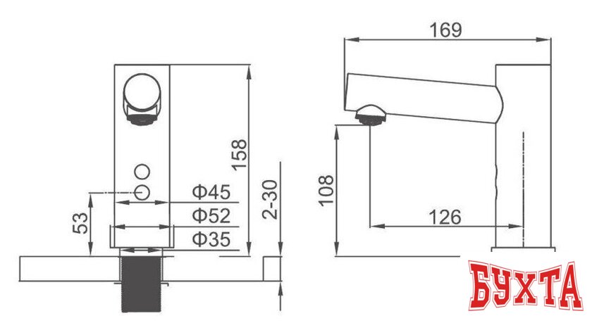 Смеситель Ledeme L1655-1 3