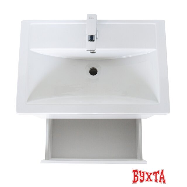 Мебель для ванных комнат Briz Тумба напольная Элен классик 80 с умывальником Фостер 4