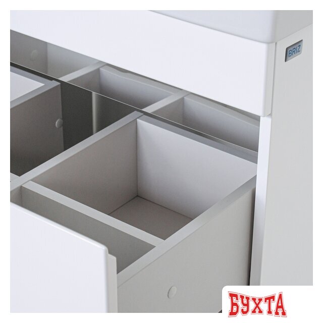 Мебель для ванных комнат Briz Тумба напольная Элен классик 80 с умывальником Фостер 5