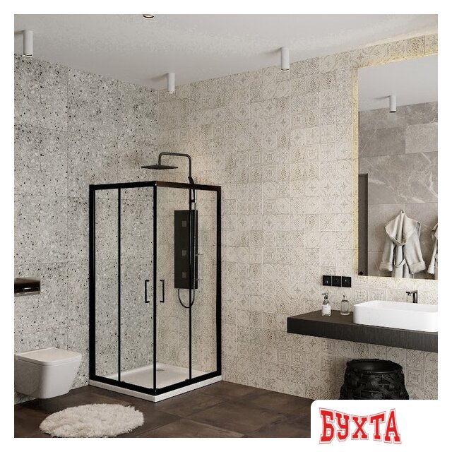 Душевой уголок Roxen Caspia 55060-90B 90х90 3