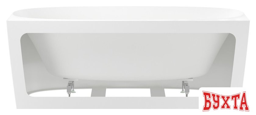 Ванна Wellsee Belle Spa 2.0 160x75 235801001 (пристенная ванна белый глянец, экран, ножки, сифон-автомат хром) 3