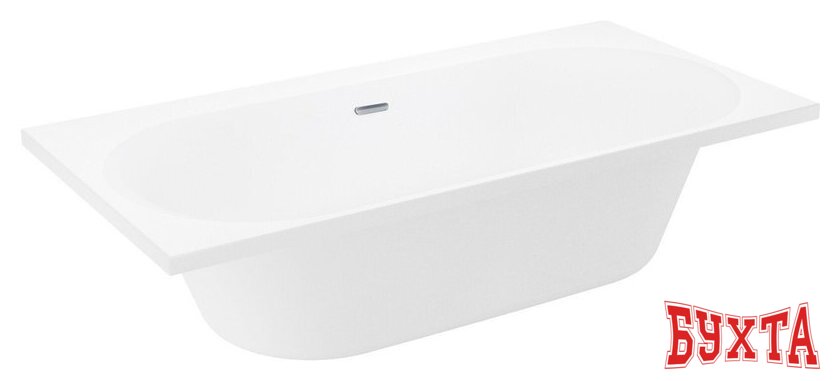 Ванна Wellsee Dream For More 181x90 23790101R (встраиваемая ванна белый глянец, сифон-автомат хром) 2