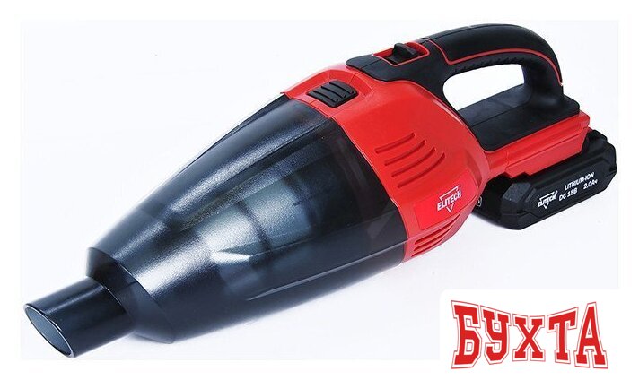 Пылесос ELITECH ПРА 18СЛ Е1302.001.02 (с 1-им АКБ) 2