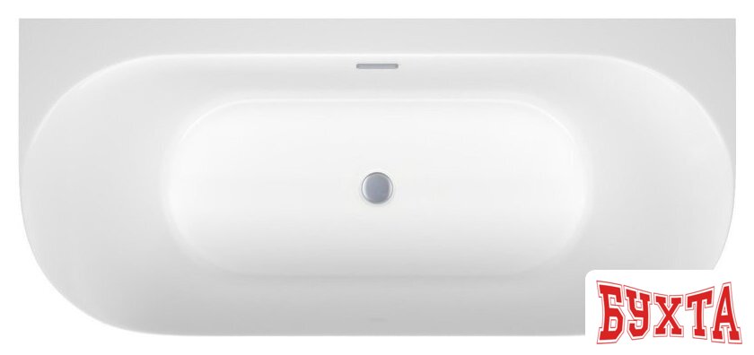 Ванна Wellsee Collaro 170x80 28910101R (пристенная ванна белый глянец, экран, ножки, сифон-автомат хром) 4