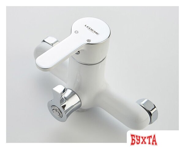 Смеситель Ledeme H03 L2203W (белый) 4