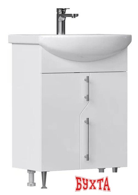 Мебель для ванных комнат Volna Тумба под умывальник Bruno 60.2D Балтика 1