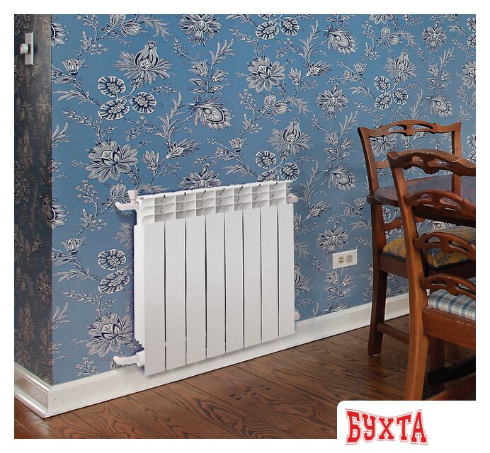 Биметаллический радиатор Oasis 500/80 (биметаллический, 10 секций) 2