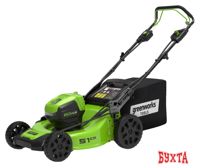 Газонокосилка Greenworks GD60LM51SP (без АКБ)
