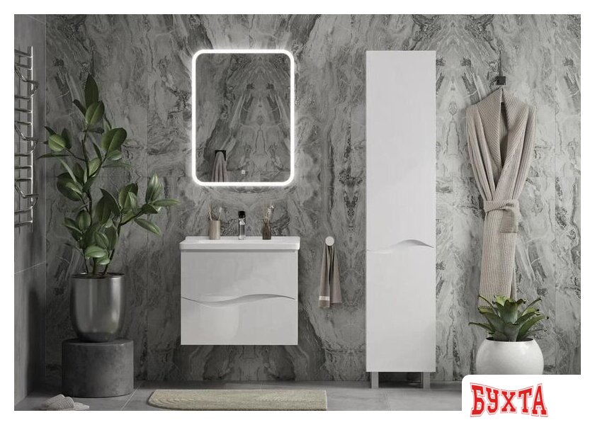 Мебель для ванных комнат Volna Шкаф-пенал Volna 40 4