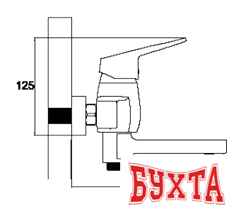 Смеситель Ledeme H40 L3140 2