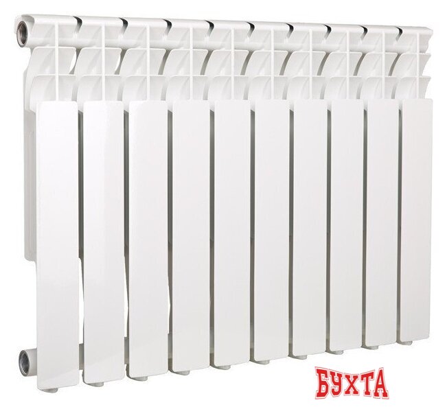 Алюминиевый радиатор Oasis Eco 500/80 (алюминиевый, 10 секций) 2