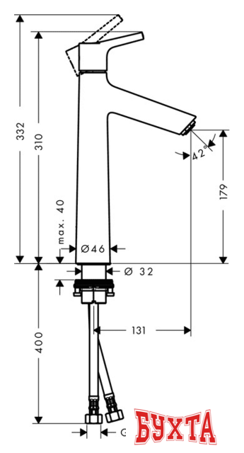 Смеситель Hansgrohe Talis S 72032000 2