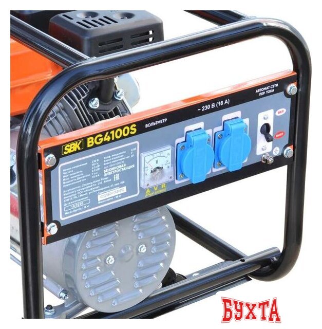 Бензиновый генератор SBK BG4100S 3