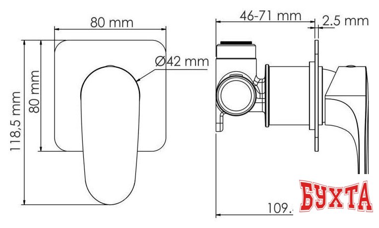 Смеситель Wasserkraft Spree 1451 2