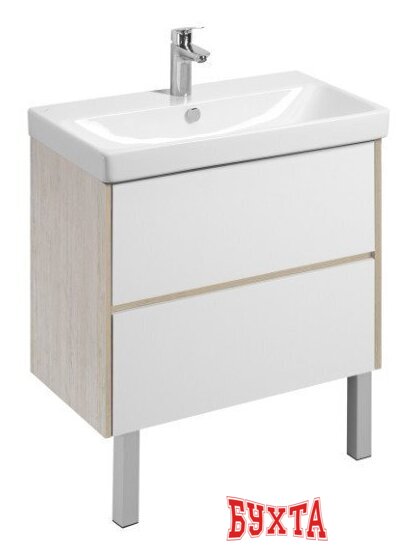 Мебель для ванных комнат Акватон Тумба под умывальник Сканди 80 1A283001SDB20 5