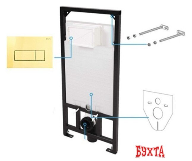 Инсталляция для унитаза Deante CST X50Z