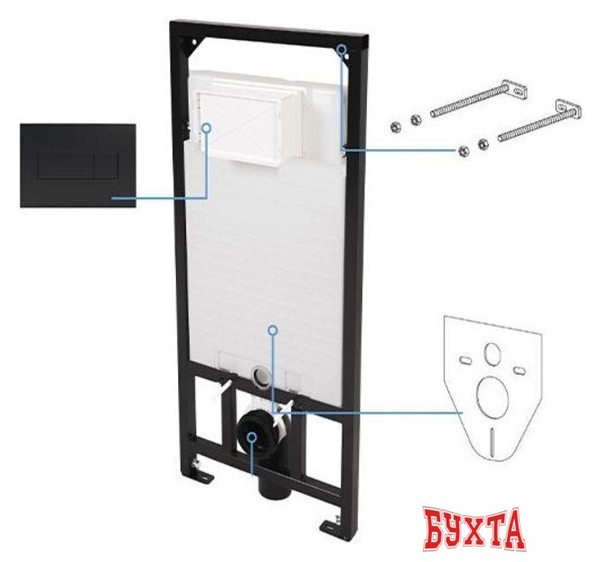 Инсталляция для унитаза Deante CST X50S