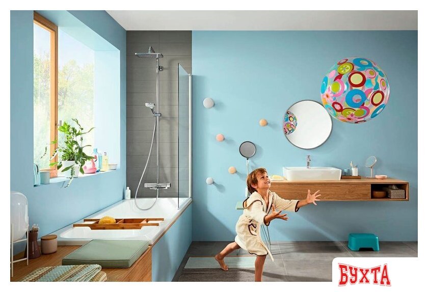 Душевая система Hansgrohe Croma E Showerpipe 280 1jet 27687000 2