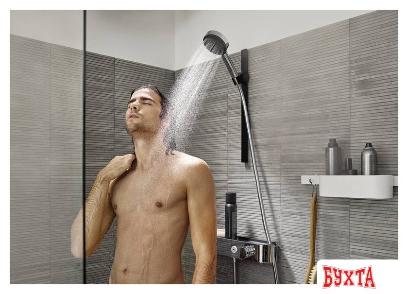 Душевая лейка Hansgrohe Pulsify Select 105 3jet Activation 24100000 (хром) 3