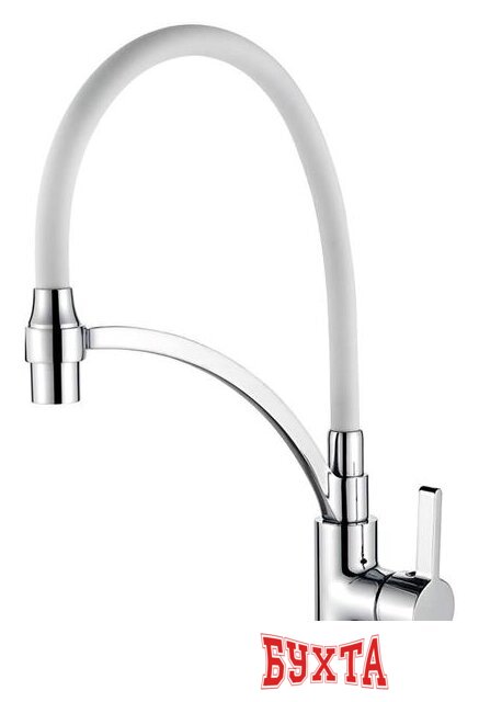 Смеситель Ledeme L4499-3 (хром/белый) 1