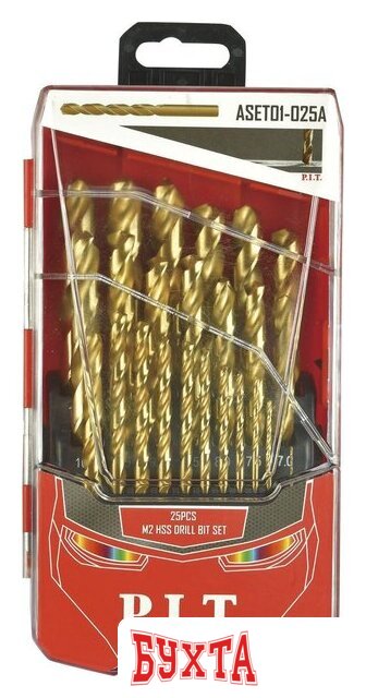 Набор сверл P.I.T. ASET01-025A 1