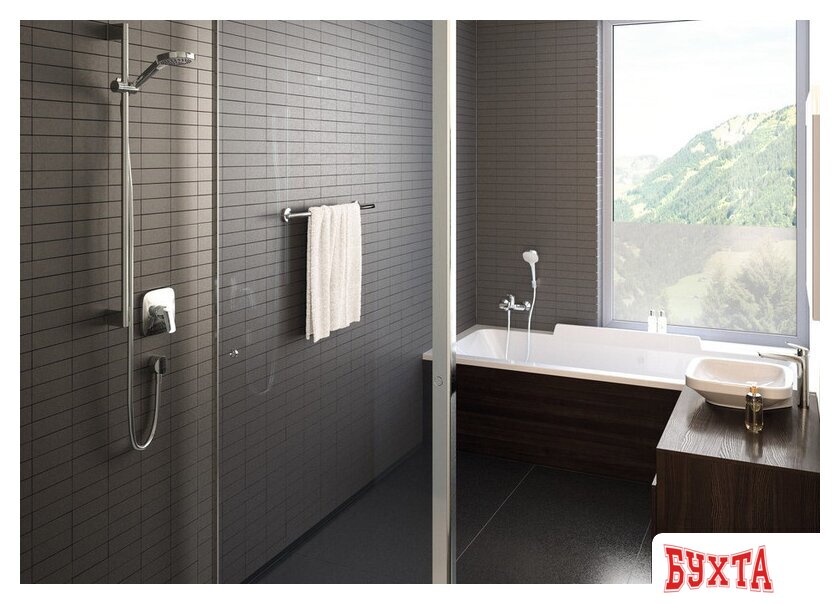 Смеситель без скрытого механизма Hansgrohe Logis [71605000] 2