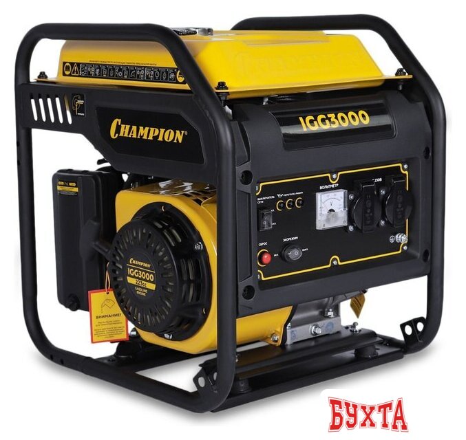 Бензиновый генератор Champion IGG3000 2