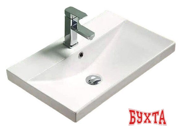 Мебель для ванных комнат Volna Тумба с умывальником Conty 60.2Y Lake 60 (подвесная) 2