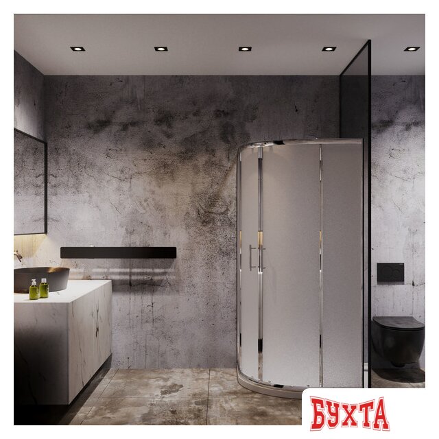 Душевой уголок Roxen Santi 55020-90C 90х90 (матовое стекло) 3