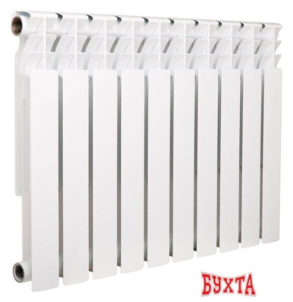 Биметаллический радиатор Standard Hidravlika Dynamic 80 500 мм (12 секций, белый) 2