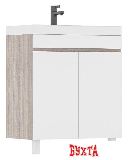 Мебель для ванных комнат Volna Тумба под умывальник Conty 70.2D (напольная)