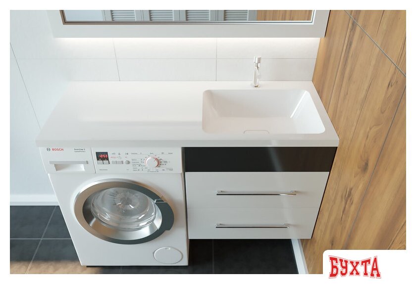 Умывальник Madera Kamilla 120х48 (правый) 4