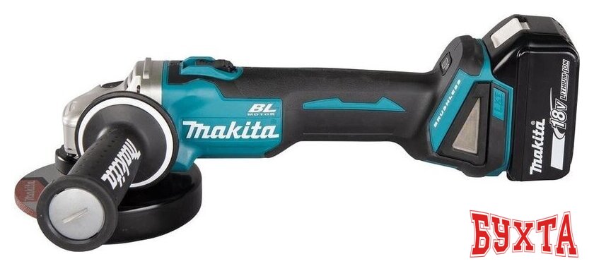 Угловая шлифмашина Makita DGA504RT (с 1-им АКБ, кейс) 2