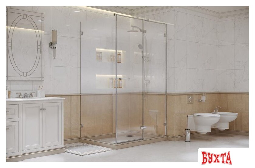 Душевой уголок Ambassador Abner 10011104R 120х90 2