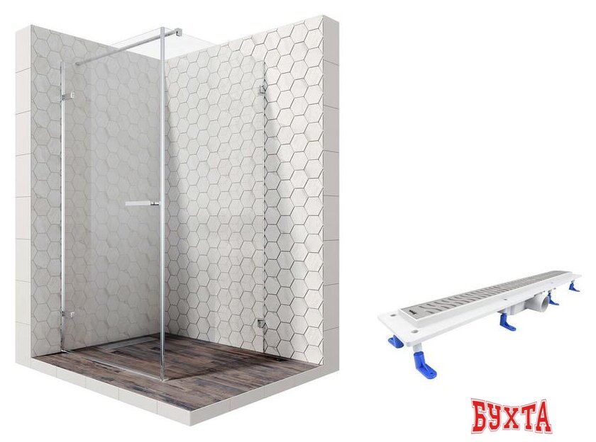 Душевой уголок Ambassador Set 10011102L-ST6 1